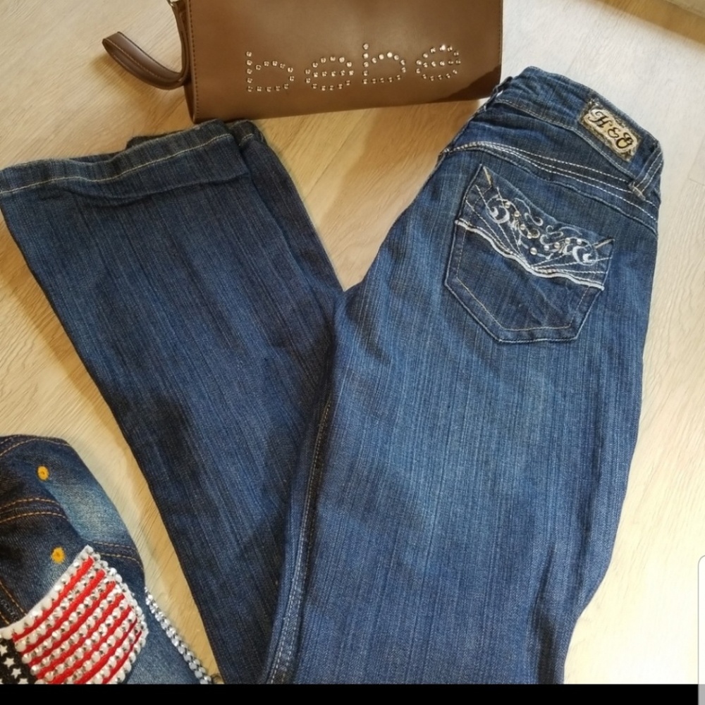 H&G Jeans Size 7 Boot Cut - Picture 3 of 7